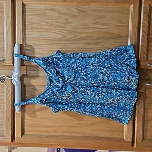 Floral Knit Babydoll Ruffle Top